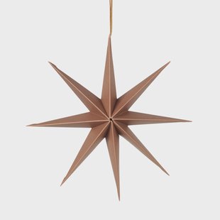 Broste Copenhagen Star papieren ster Ø50 cm Indian tan