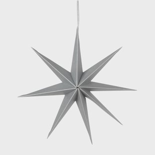 Broste Copenhagen Star papieren ster Ø50 cm Silver