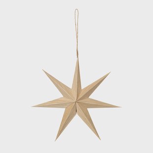 Broste Copenhagen Venice houten ster Ø20 cm Natural
