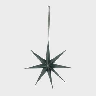 Broste Copenhagen Star papieren ster Ø15 cm Deep forest