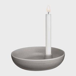 Scandi Living Valley kandelaar Ø21 cm Grijs