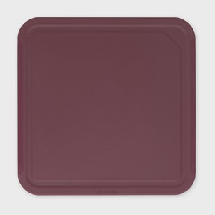 Brabantia TASTY+ snijplank medium 25x25 cm Aubergine red