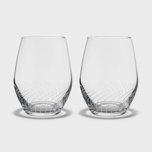 Holmegaard Cabernet Lines waterglazen 25 cl 2-pack Transparant