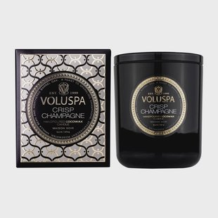 Voluspa Classic Maison Noir geurkaars 60 uur Crisp Champagne