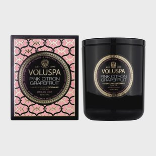 Voluspa Classic Maison Noir geurkaars 60 uur Pink Citron Grapefruit