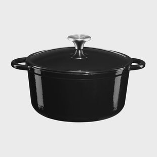 Dorre Gretl gietijzeren braadpan emaille 4 L Zwart