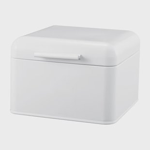 Dorre Bella broodtrommel koolstaal 20x20 cm Wit