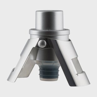 Dorre Pump it champagne-afsluiter Zilver