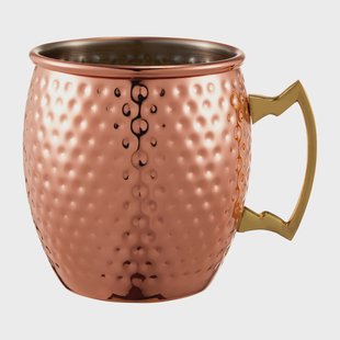 Dorre Oliver koperen beker gehamerd 45 cl