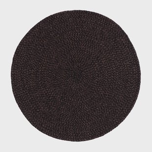 Dixie Ella placemat Ø38 cm Bruin-zwart