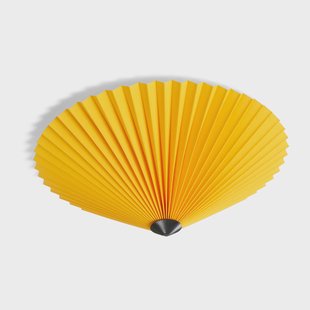 HAY Matin flush mount plafondlamp Ø38 cm Yellow shade