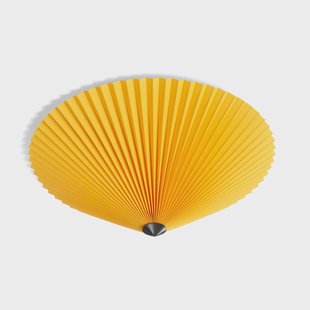 HAY Matin flush mount plafondlamp Ø50 cm Yellow shade