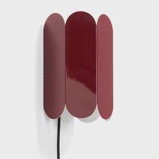 HAY Arcs wall switch muurlamp Auburn red