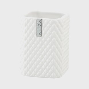 Lene Bjerre Marion tandenborstelbeker 10,5 cm White-silver