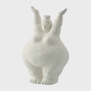 Lene Bjerre Serafina decoratie vrouw staand 28 cm White