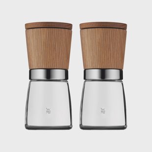 WMF Ceramill kruidenmolen set Eikenhout-glas