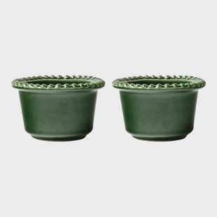 PotteryJo Daria kleine kom Ø12 cm 2-pack Moss