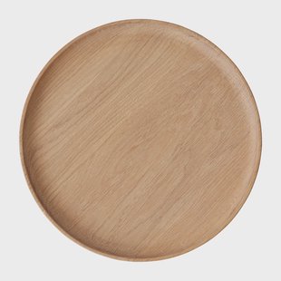 OYOY Inka houten dienblad rond Ø30 cm Nature