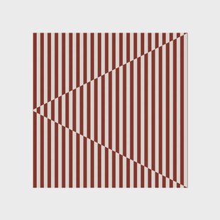 Cooee Design Broken Lines servet 33x33 cm 20-pack Berry-white