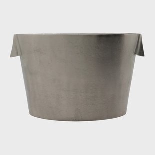 House Doctor Buck wijnkoeler 22x32 cm Geborsteld zilver