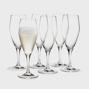 Holmegaard Perfection champagneglas 23 cl 6-pack Transparant