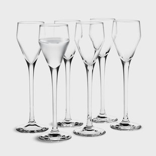 Holmegaard Perfection borrelglas 5,5 cl 6-pack Transparant