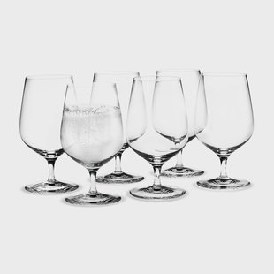 Holmegaard Cabernet waterglas transparant 6-pack 35 cl