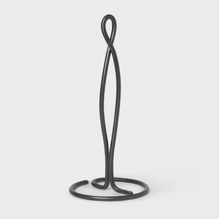 Ferm Living Curvature keukenpapierhouder Zwart messing