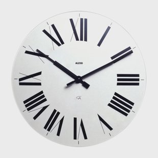 Alessi Firenze wandklok Ø36 cm Wit