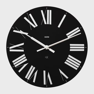 Alessi Firenze wandklok Ø36 cm Zwart