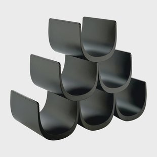 Alessi Noè wijnrek Zwart