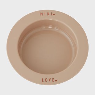 Design Letters Design Letters diep bord favoriet mini Beige-love
