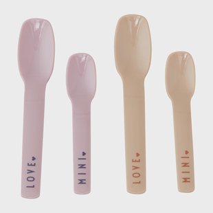 Design Letters Design Letters lepel favoriet mini 4-delig Lavender Design Letters Design Letters lepel favoriet mini 4-delig Lavender