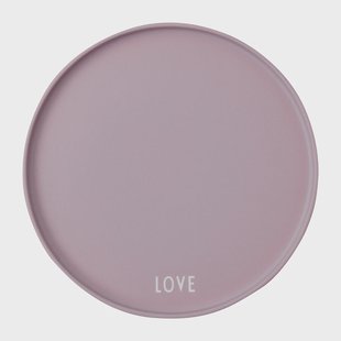 Design Letters Design Letters favoriet bord Ø22 cm Love-lavender