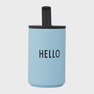 Design Letters Design Letters thermosmok Light blue-hello