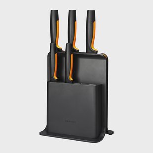 Fiskars Functional Form messenblok van kunststof met 5 messen 6-delig