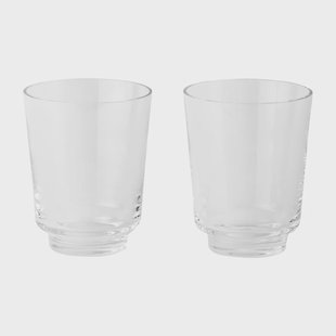 Muuto Raise glas 30 cl 2-pack Clear