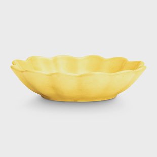 Mateus Oyster schaal 16x18 cm Geel