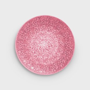 Mateus Lace schaal, 34 cm Roze