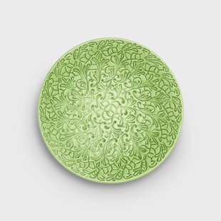 Mateus Lace bord, 20 cm Groen