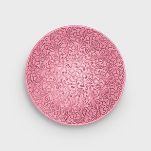 Mateus Lace bord, 20 cm Roze