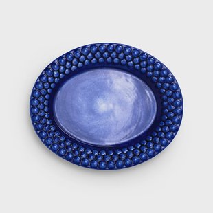 Mateus Bubbles ovaal bord, 20 cm Blauw