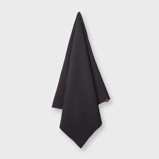 Humdakin Humdakin Waffle handdoek 55x80 cm Coal