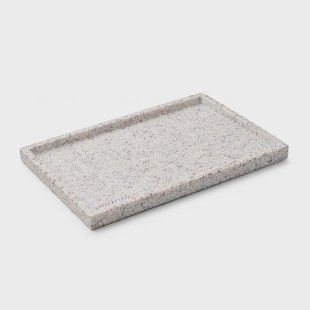 Humdakin Humdakin Terrazzo presenteerschaaltje 30x20 cm White-brown