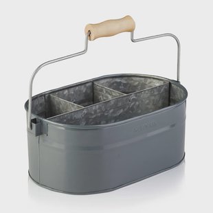 Humdakin Humdakin System bucket opbergdoos 30x19 cm Grey