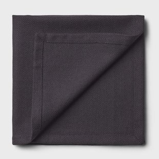 Humdakin Humdakin stoffen servet 40x40 cm 2-pack Coal