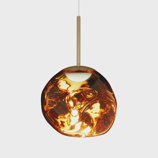 Tom Dixon Smelttegellamp mini LED Goud
