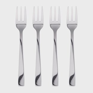 Aida Raw taartvork 4-delig Gepolijst roestvrij staal