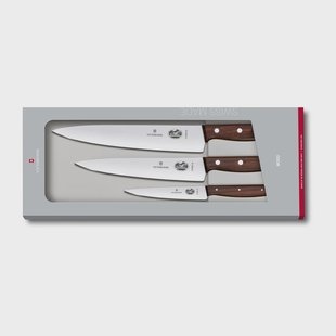 Victorinox Wood Messenset 3-delig Roestvrij staal-esdoorn