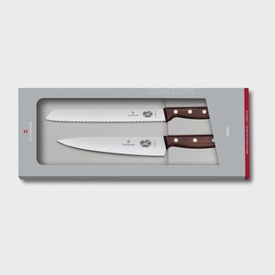 Victorinox Wood messenset broodmes & koksmes Roestvrij staal-esdoorn